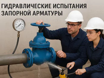 Гидравлические испытания запорной арматуры: надежность и безопасность трубопроводных систем